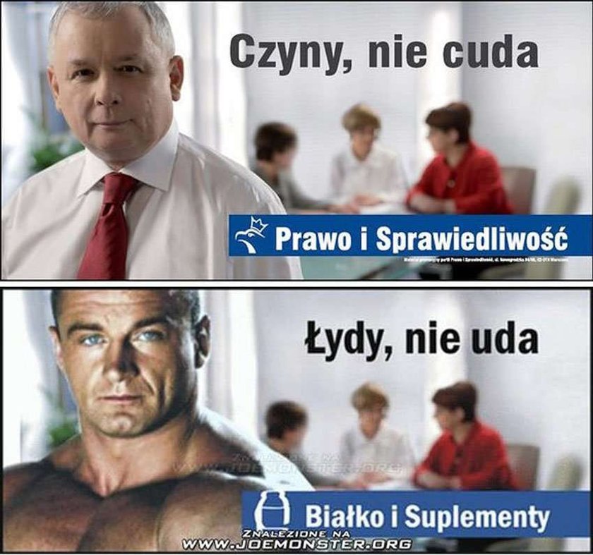 Łydy, nie uda. Pudzian w kampani