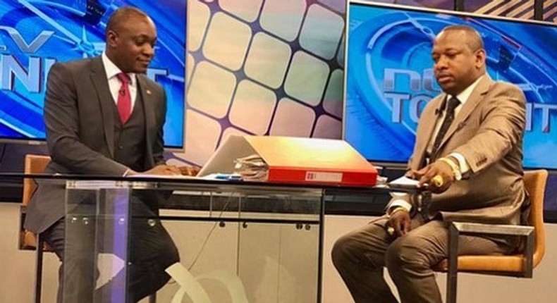 NTV's Ken Mijungu with Sonko