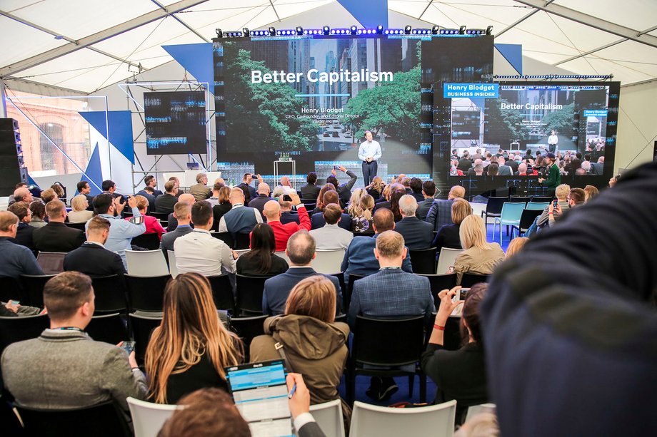 Henry Blodget na konferencji Trends Festival