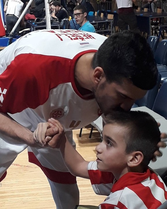 Marko Kešelj i mali Luka Matović
