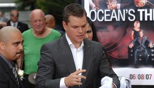 Ocean's Thirteen was written by the father of  Sam Koppelman, one of Hunterbrook Media's co-founders. The movie stars Matt Damon, who sent a letter of recommendation on Koppelman's behalf to Harvard.Jeff Kravitz/Getty Images