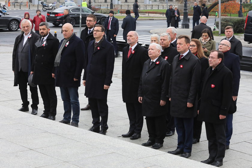 Uroczystości na placu Piłsudskiego