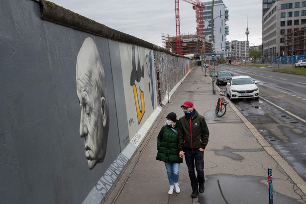 Niemcy, Berlin, Mur Berliński, koronawirus