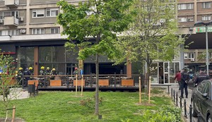 Ugašen požar u kafiću na Pliluli 