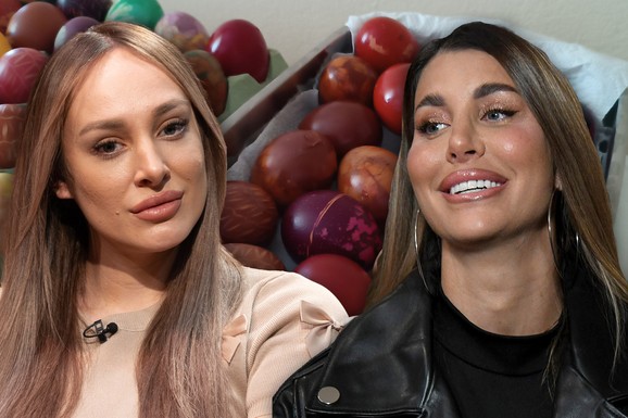 Kod Lune i Slobine žene šarenilo, a ova pevačica JEDINA FARBA JAJA U LUKOVINI ZA VELIKI PETAK: Glumica bila ceo post na vodi, pa sad boji jaja u vinu: "Samo prirodno"