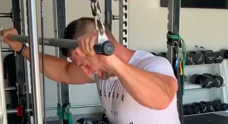 Tim Tebow Shares His Arm Day Routine in Isolation