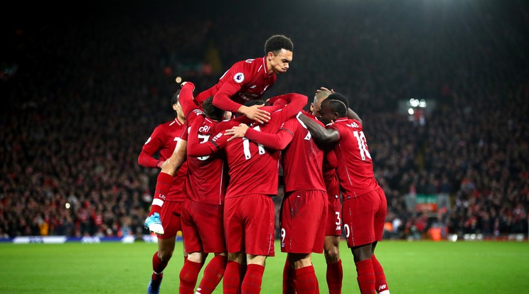 A Liverpool egy meccsel kevesebbet játszva 16 ponttal vezeti a tabellát a Manchester City előtt / Fotó: GettyImages