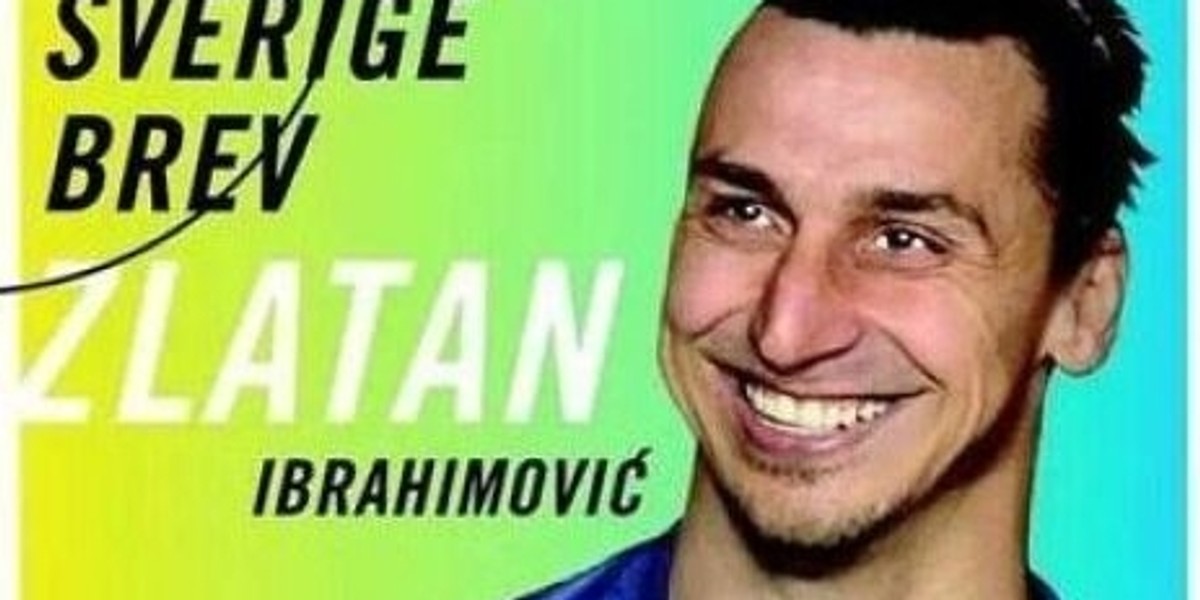 Zlatan trafił na znaczki pocztowe 