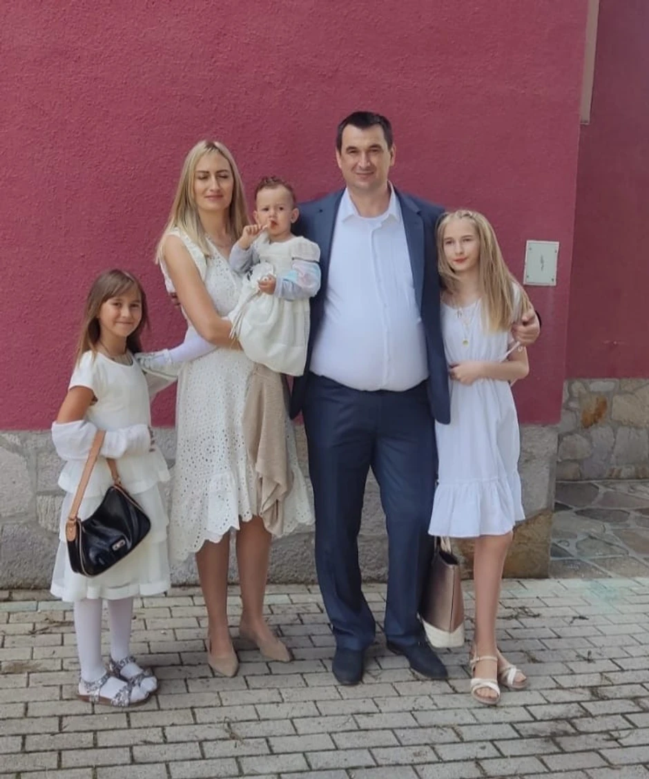 Nikolina Janković sa porodicom