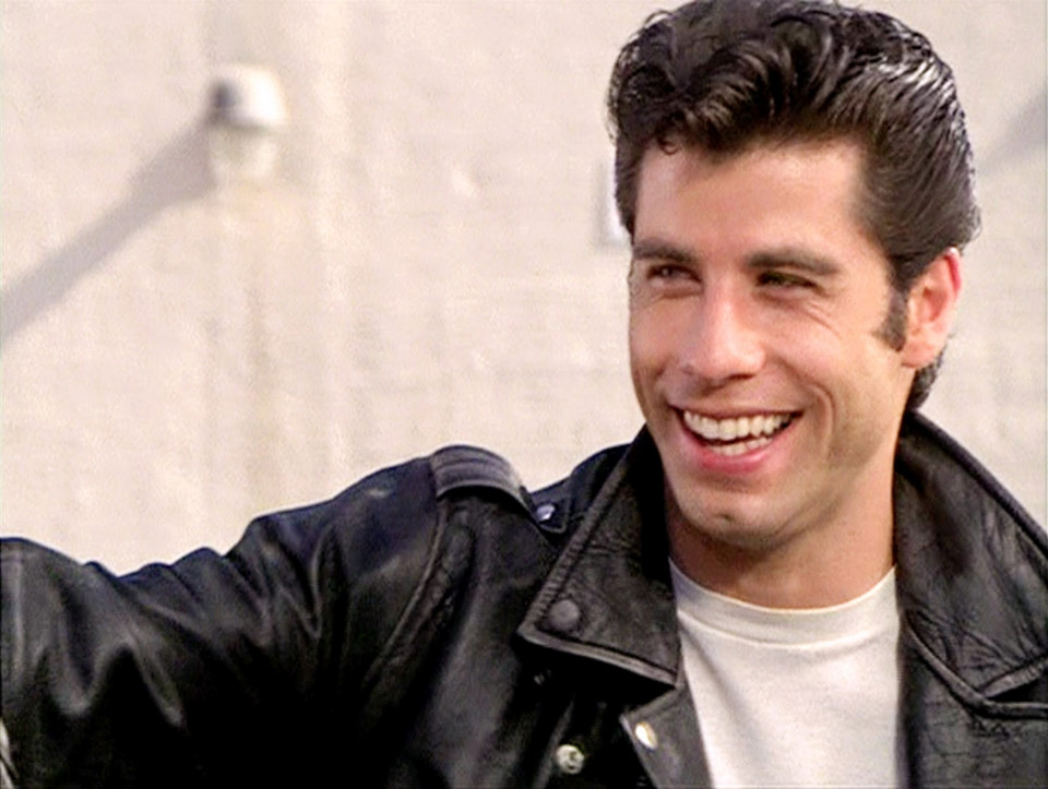 John Travolta w "Grease" (fot. screen)