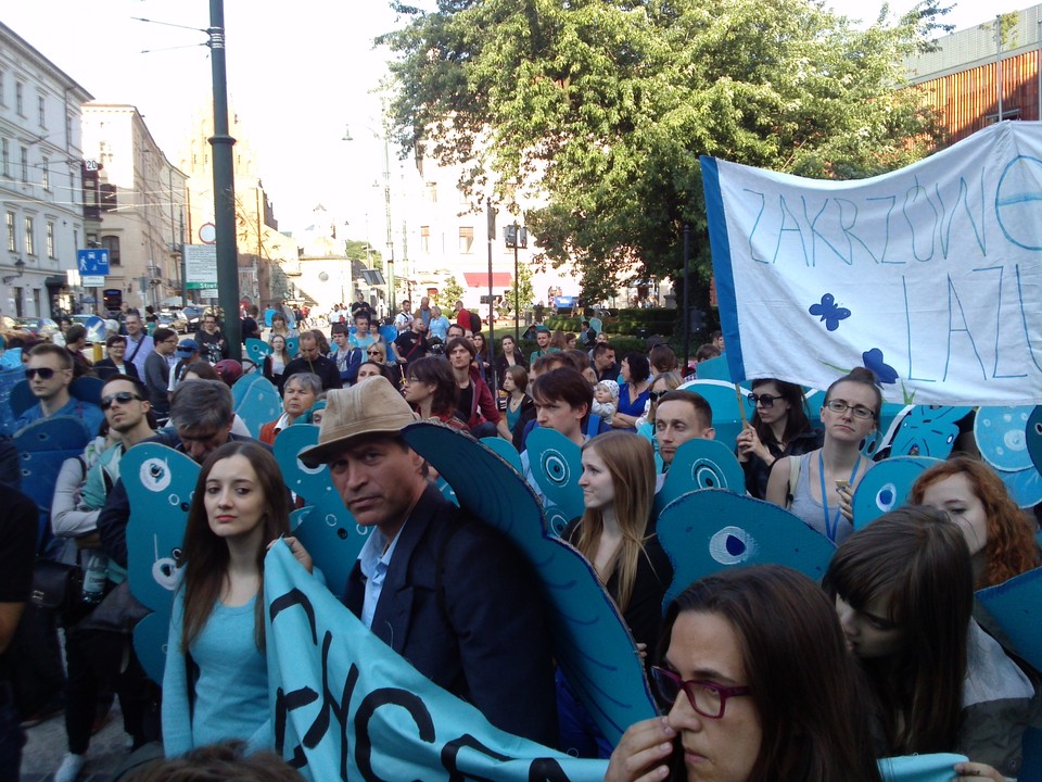 Protest ws. krakowskiego Zakrzówka