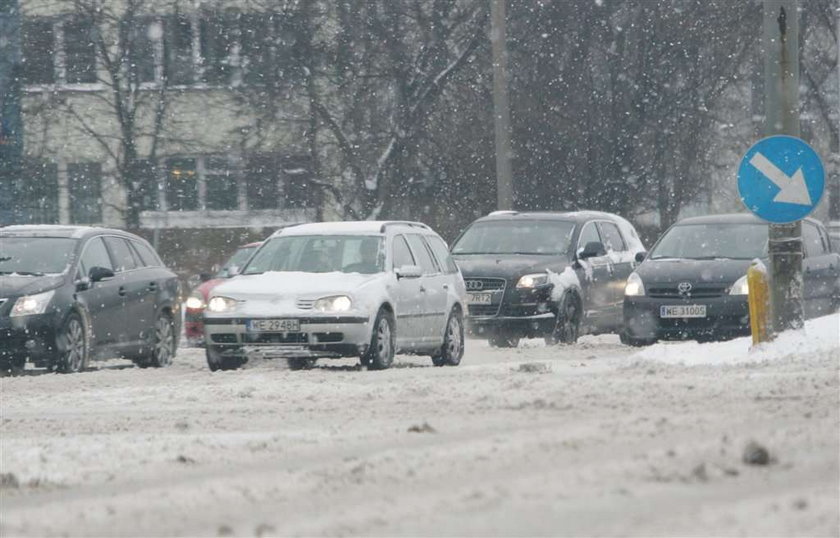 Zima, Warszawa, paraliż, nawałnica, śnieg