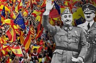 Katalonia Hiszpania polityka Estalada La Senyera Adolf Hitler Francisco Franco