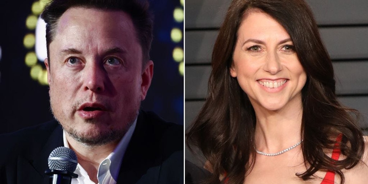 Elon Musk i MacKenzie Scott.