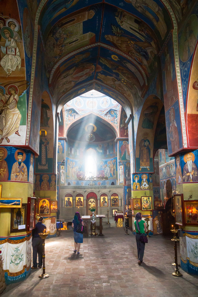 Tbilisi - wnętrze cerkwi Betlejemskiej