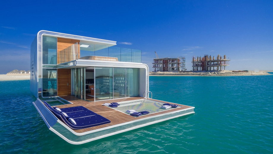 Pływające domy w Dubaju
