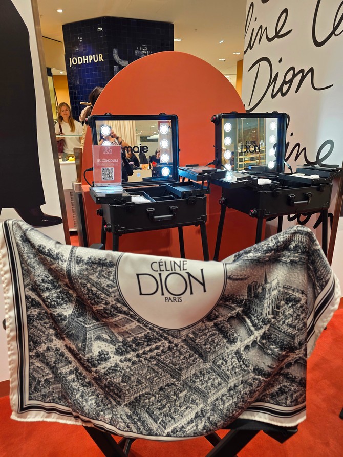 Kutak posvećen Selin Dion u Galeriji Lafajet