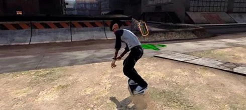 Screen z gry "Tony Hawk's Project 8"