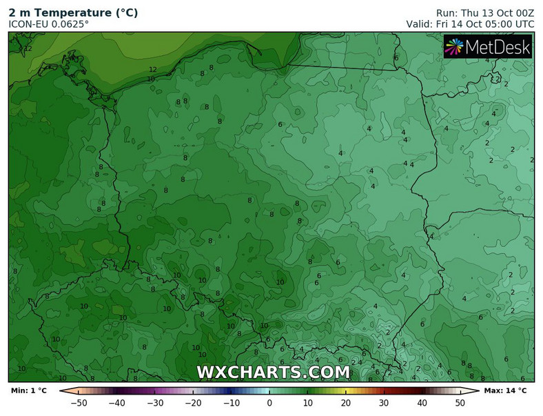 Temperatura będzie zróżnicowana