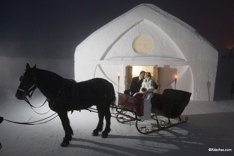 Hotel de Glace - niezwykły hotel z lodu