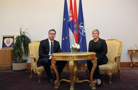 Aleksandar Vučić i Kolinda Grabar-Kitarović