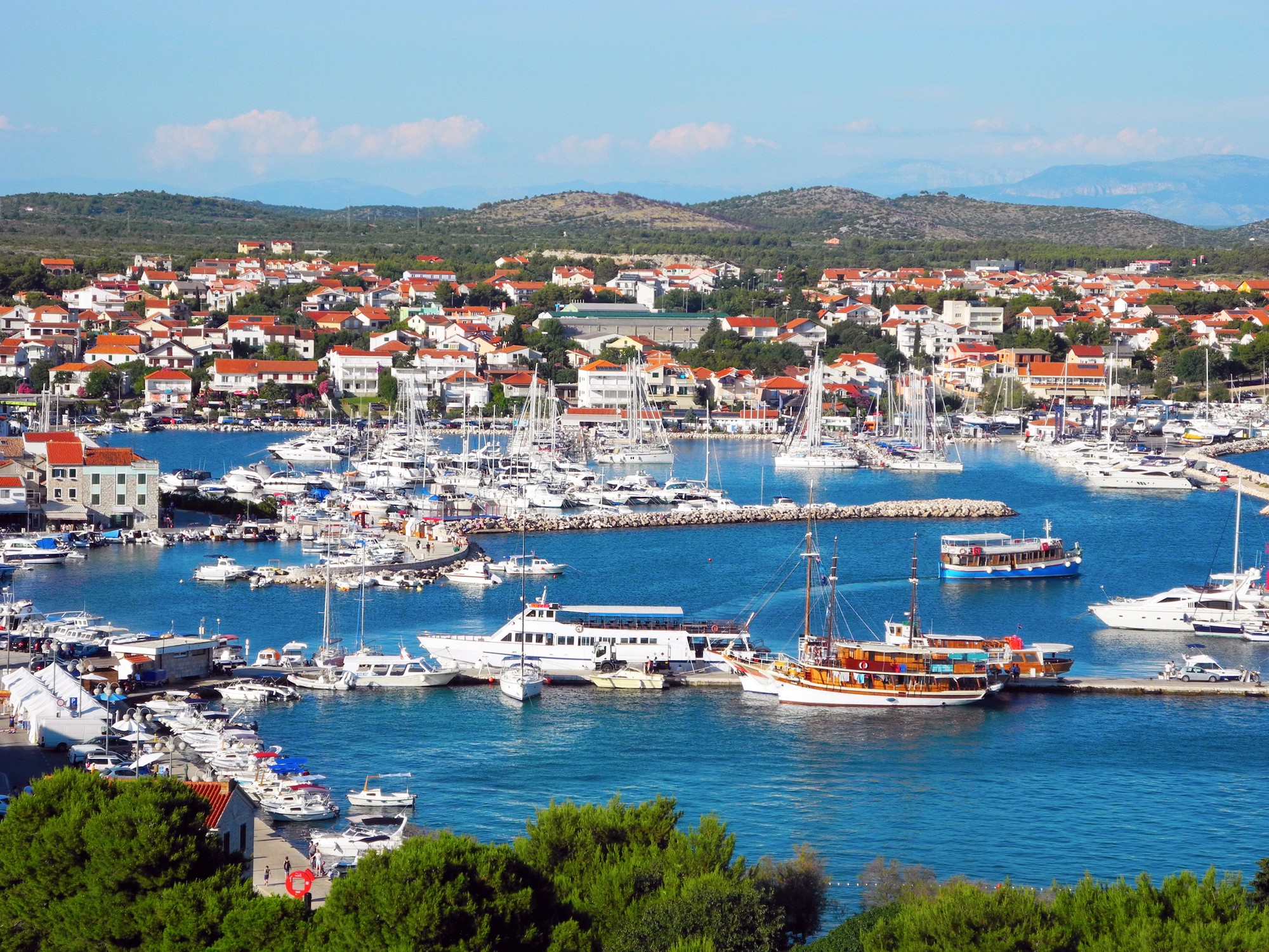 Chorvátske mesto Vodice (ilustračné foto).