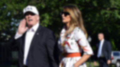 Melania Trump w zachwycającej letniej sukience w... tropikalne ptaki!