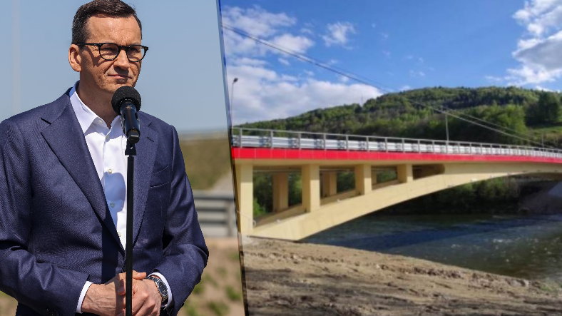 Premier Mateusz Morawiecki przyjedzie otworzyć most na Dunajcu w Tylmanowej