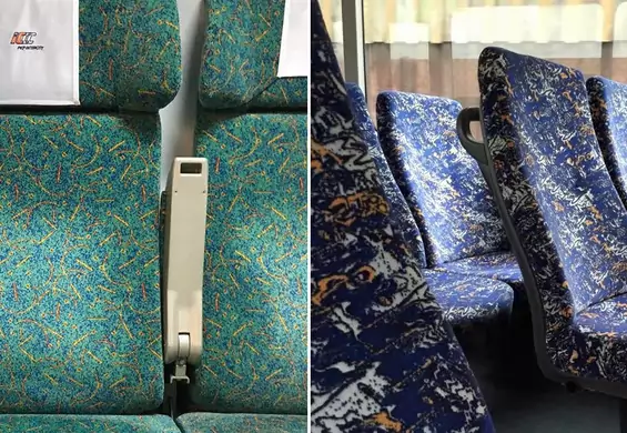 Dlaczego siedzenia w autobusach mają tak brzydkie wzory? Odpowiedź jest prosta