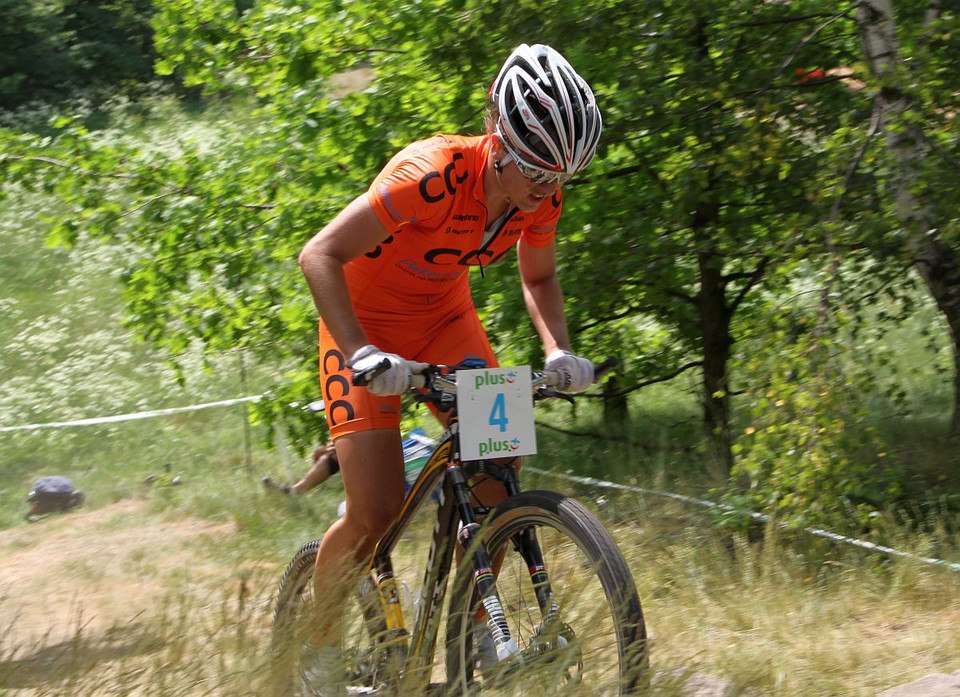 Ola Dawidowicz na trasie Maja MTB Race