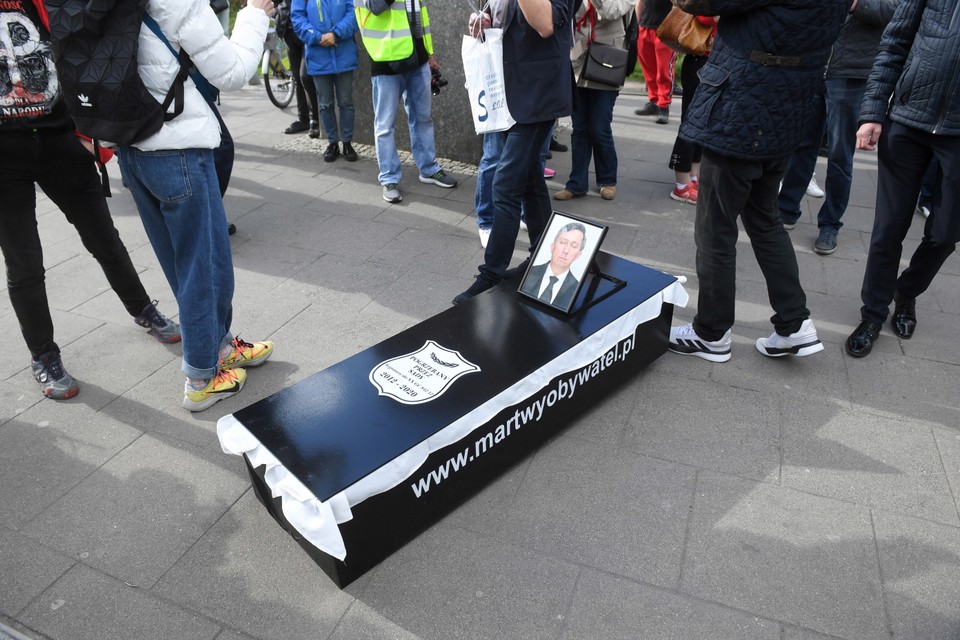 Warszawa: protest przedsiębiorców