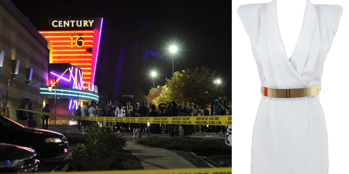 Aurora sukienka promowana przez masakrę w Colorado