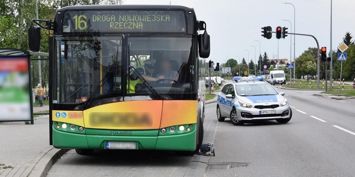 Tragiczny wypadek w Starogardzie. Autobus potrącił staruszkę