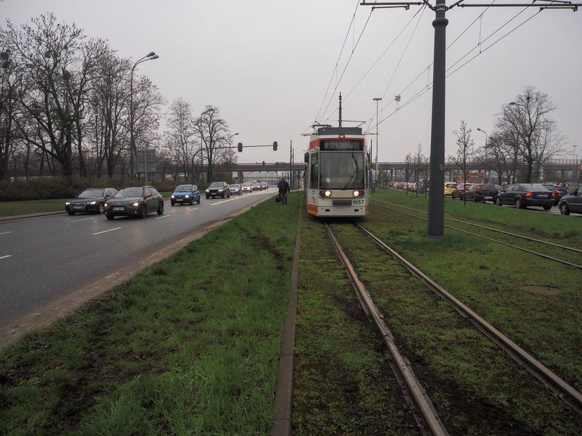 Ferrari na torowisku w Łodzi 