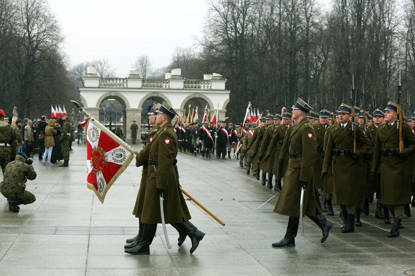 Obchody dnia Żołnierzy Wyklętych przed Grobem Nieznanego Żołnierza