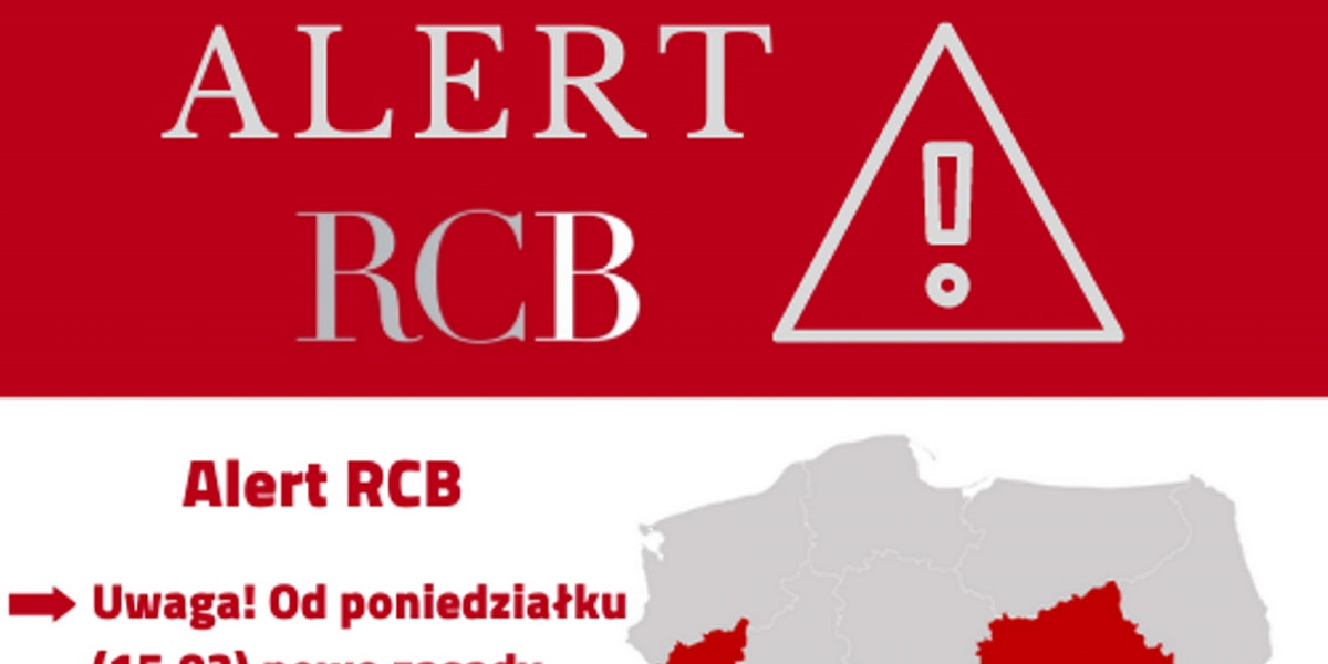 Alert RCB dla województw mazowieckiego i lubuskiego