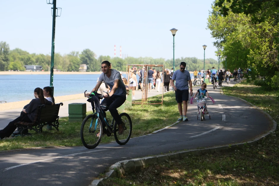 Ada Ciganlija, lepo vreme