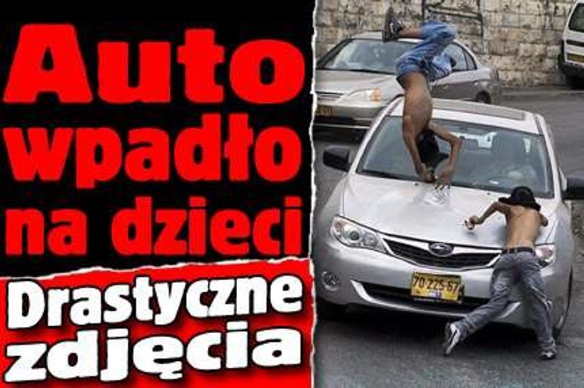 Auto wpadło na dzieci. Drastyczne zdjęcia