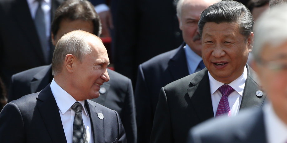 Władimir Putin i prezydent Chin Xi Jinping.