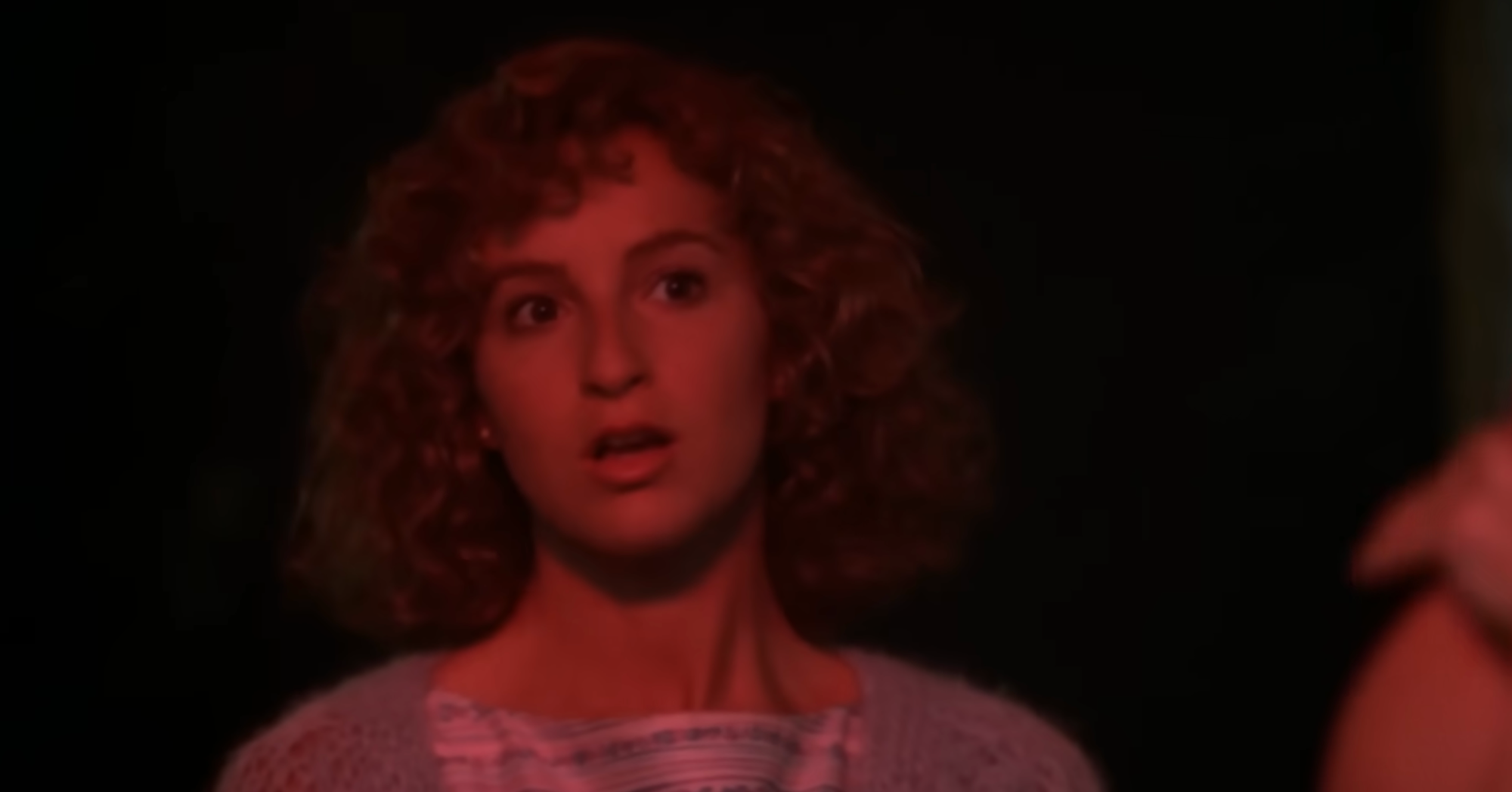 Americká herečka Jennifer Grey vo filme Hriešny tanec. 