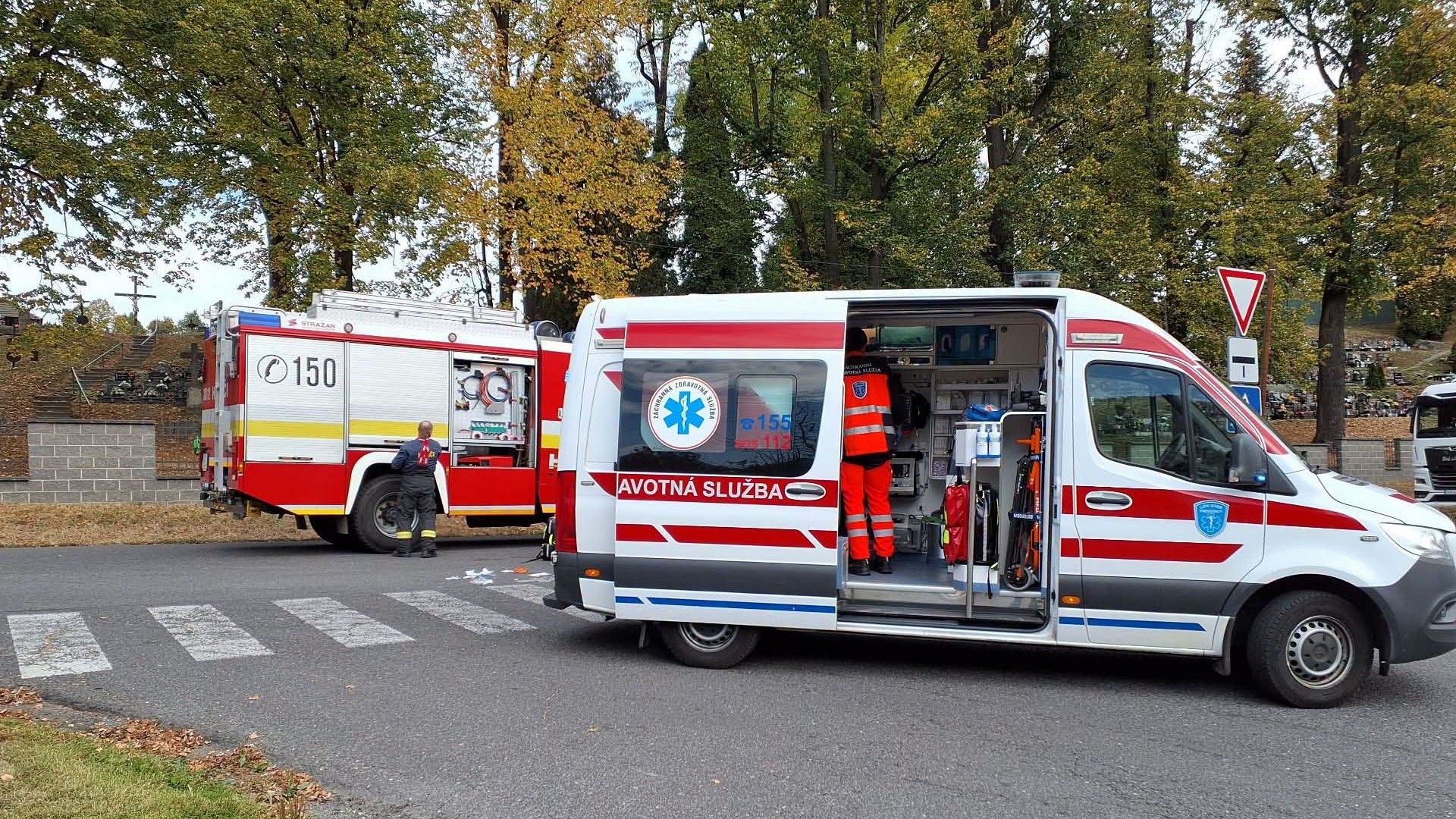 Nehoda v Liptovskom Hrádku.