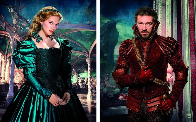 Lea Sejsu i Vensan Kasel u filmu "Lepotica i zver" (2014)