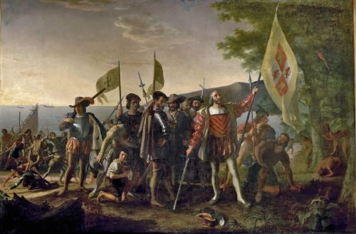Lądowanie Kolumba w Ameryce (12 października 1492 r.), obraz Johna Vanderlyna