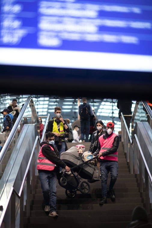 Europa przyjmuje uchodźców z Ukrainy, Berlin, 22 marca 2022 r.