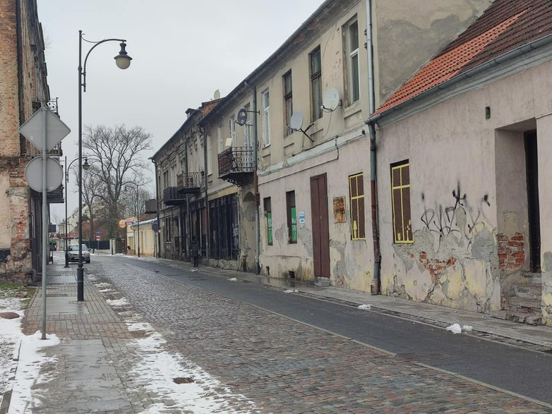 Uliczki nie zachęcają do zwiedzania