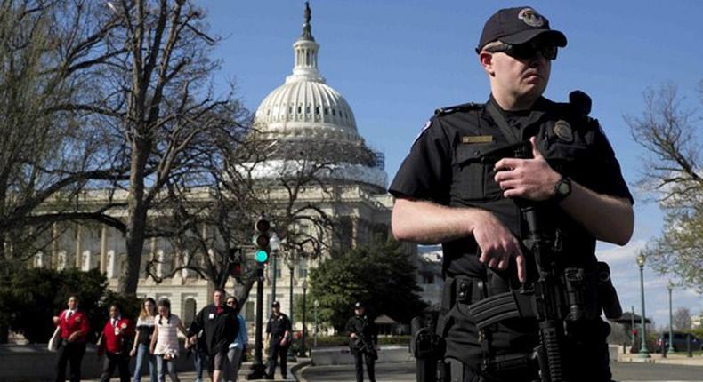 Capitol briefly locked down as police stop man with gun