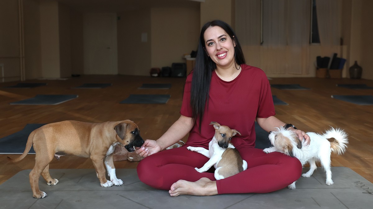 Állati nagy buli: Vivien itthon elsőként indította el a puppy jógát