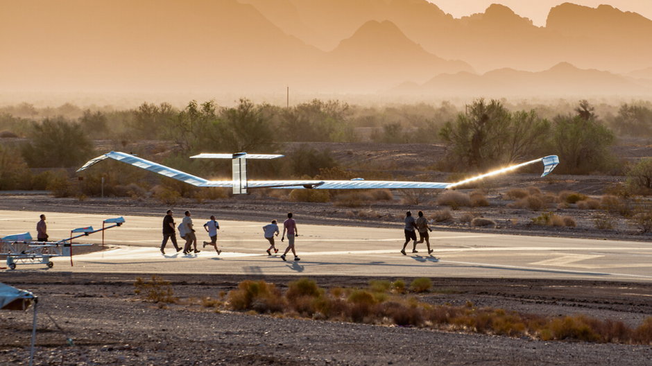 Zephyr startuje podczas lotów próbnych w 2021 r. 