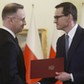 Prezydent Andrzej Duda i premier Mateusz Morawiecki