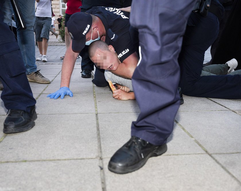 Protest w obronie zatrzymanej Margot